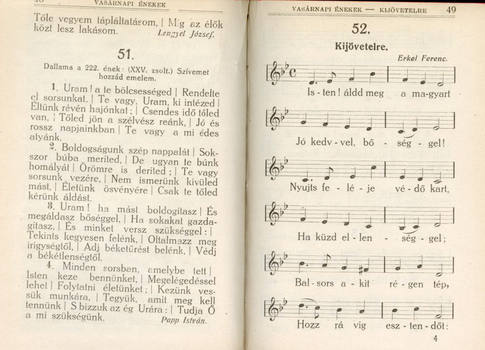Református egyházi énekeskönyv az Erdélyi Református Egyházkerület használatára, Cluj-Kolozsvár, Minerva, 1923, 49. – Törzsgyűjtemény https://nektar.oszk.hu/hu/manifestation/1599768