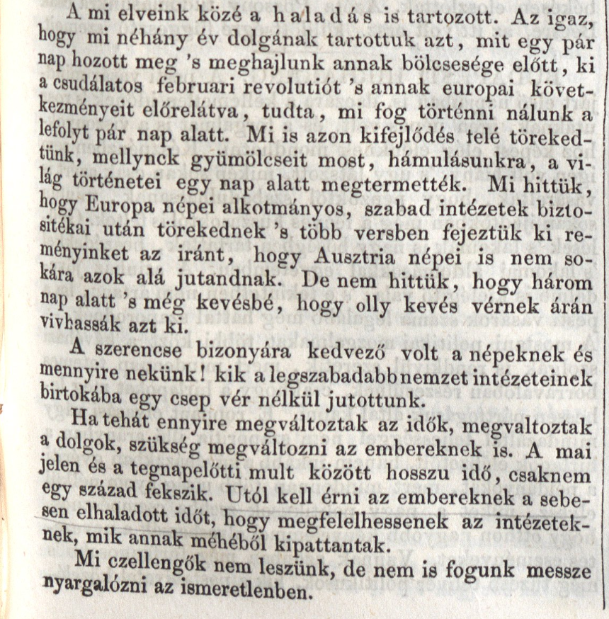 Budapesti Híradó, 1848. március 18. 789. sz. – Törzsgyűjtemény 