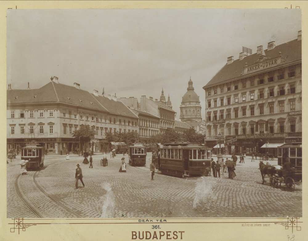 A Deák Ferenc tér, 1904 – Fortepan/Budapest Főváros Levéltára HU.BFL.XV.19.d.1.08.147