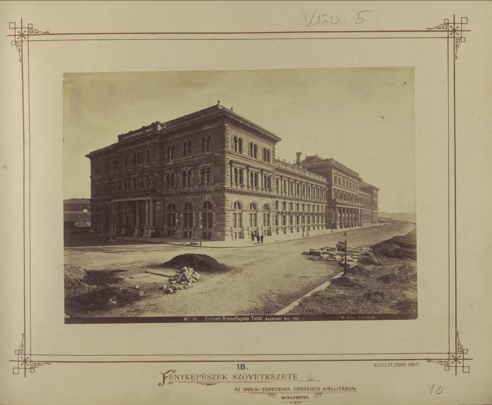 Fővám tér, Fővám palota, 1874 – Fortepan/Budapest Főváros Levéltára. HU.BFL.XV.19.d.1.05.019