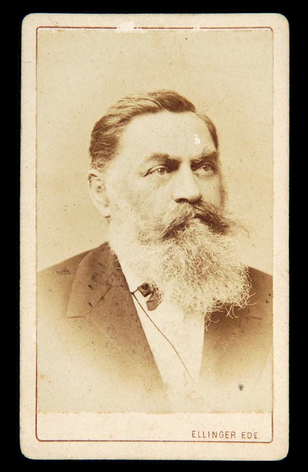 Ellinger Ede: Idős férfi mellképe. 1873–1885. Jelzet: FTA 185. – Történeti Fénykép- és Videótár