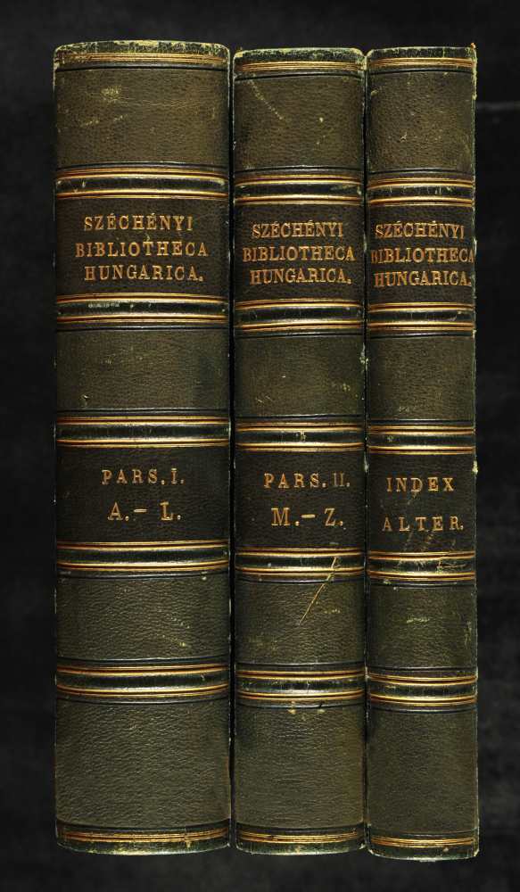 Széchényi könyvgyűjteményének első nyomtatott katalógusa, 1799–1800. Belső címlap.