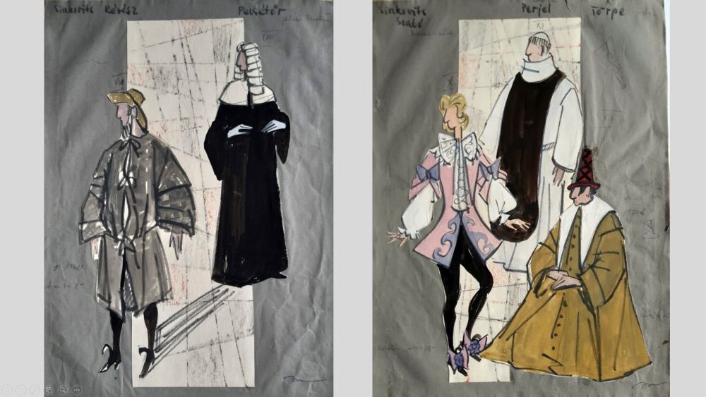 Schäffer Judit jelmeztervei. Jelzet: SZT KE 20.043; SZT KE 20.042 – Színháztörténeti és Zeneműtár