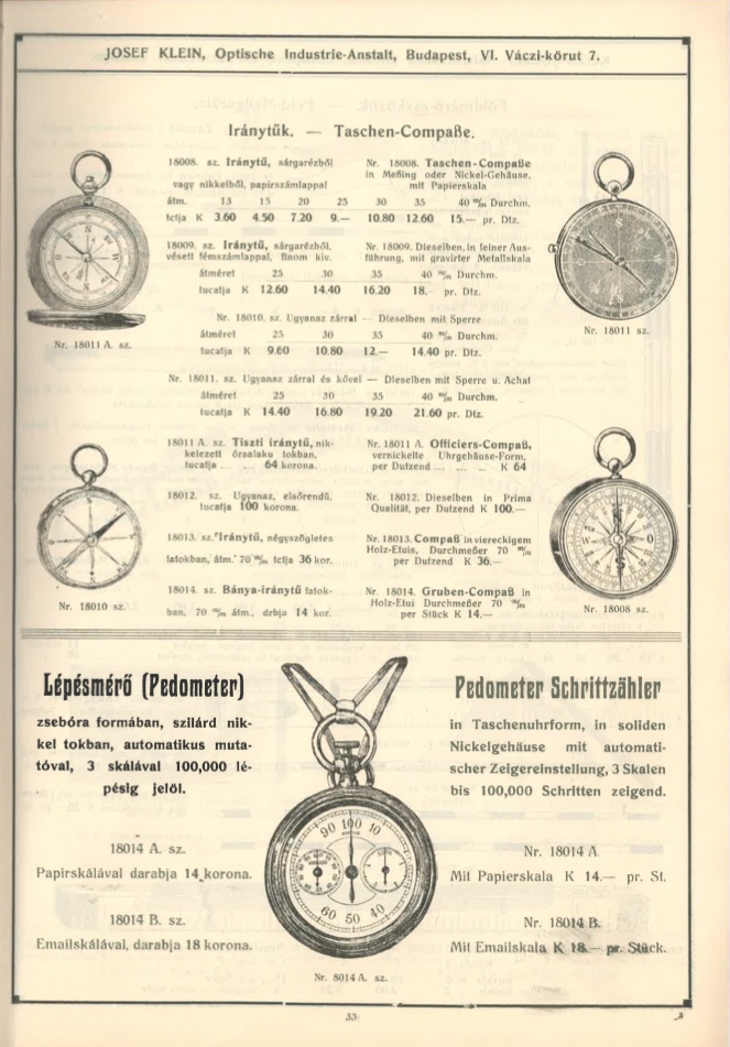 A mértékjelző. Mérőeszközök és jelzőkészülékek nagybani raktára (Kny.D 9.350)