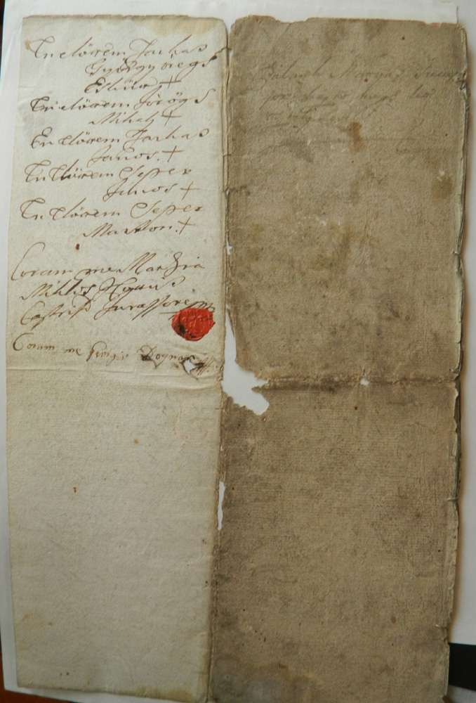 A felsőőri (ma Oberwart, Burgenland, Ausztria) Seper/Sejper család <br />18-19. századi birtoklásra vonatkozó irata