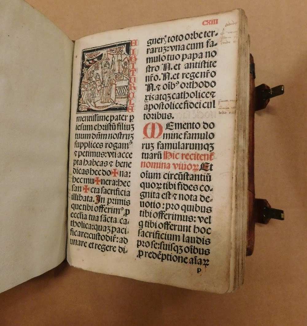 Missale Quinqueecclesiense, Velence, 1499. Inc. 990. Színezetlen változat – Régi Nyomtatványok Tára RNyT. https://nektar.oszk.hu/hu/manifestation/2855592