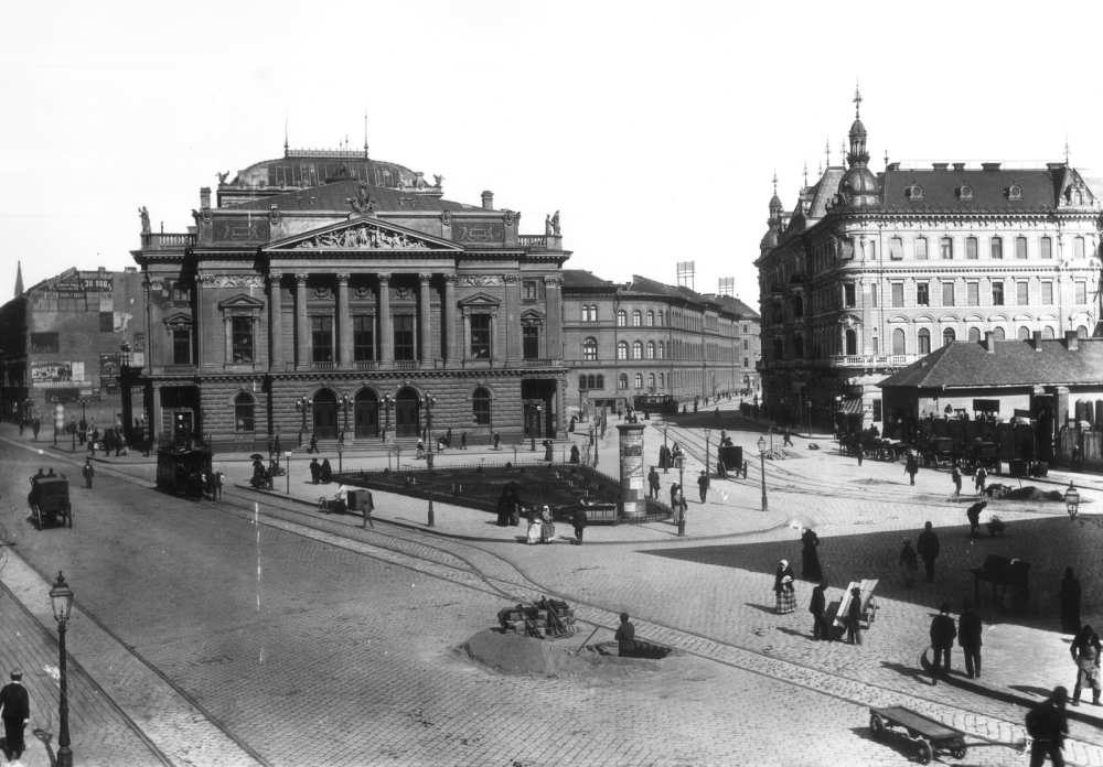 Népszínház, későbbi Nemzeti Színház, 1893. – Adományozó Fortepan