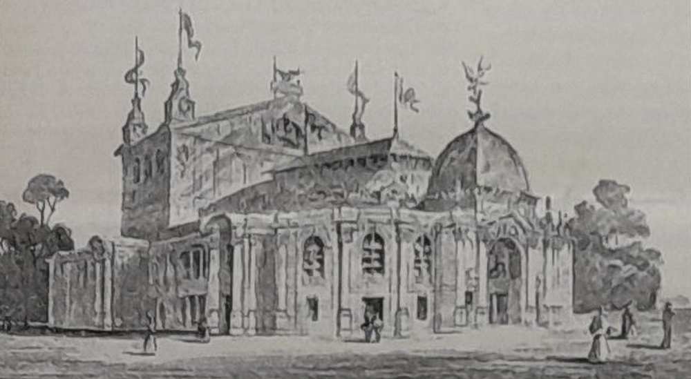 A bécsi zene- és színművészeti kiállításból. A kiállítási színház. In Vasárnapi Ujság, 1892. május 22. – Törzsgyűjtemény