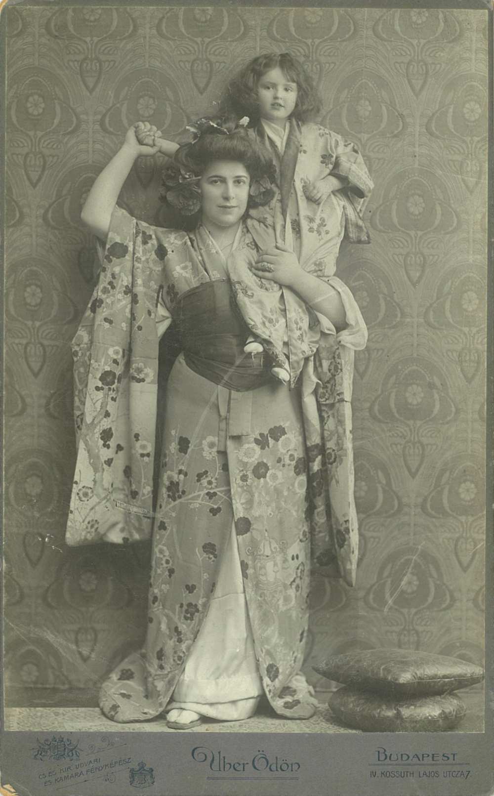 Benkő Etelka mint Pillangókisasszony. Szerepkép, 1906. Jelzet: KB 21.094 – Színháztörténeti és Zeneműtár