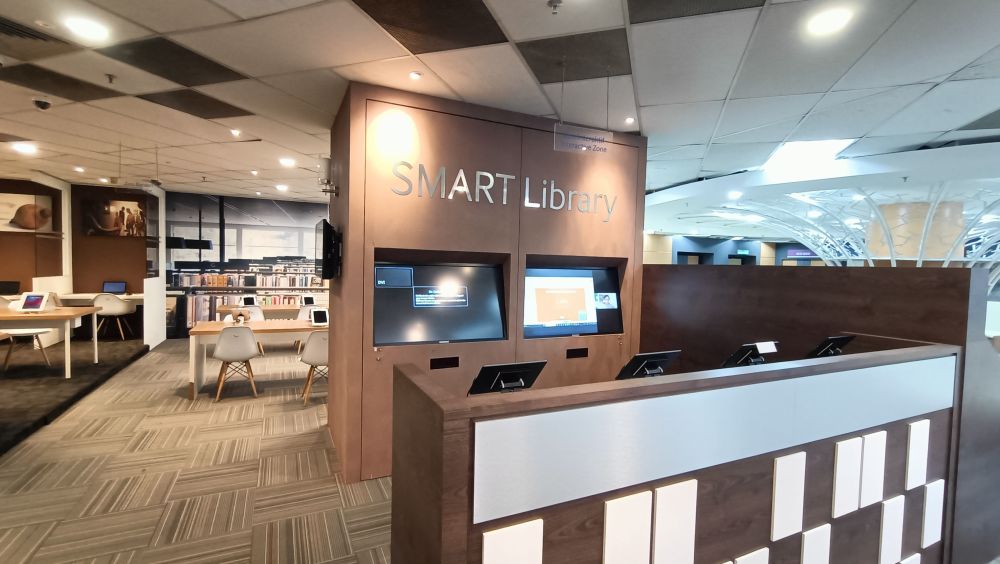 A Malajziai Nemzeti Könyvtár Smart Library „állomása”