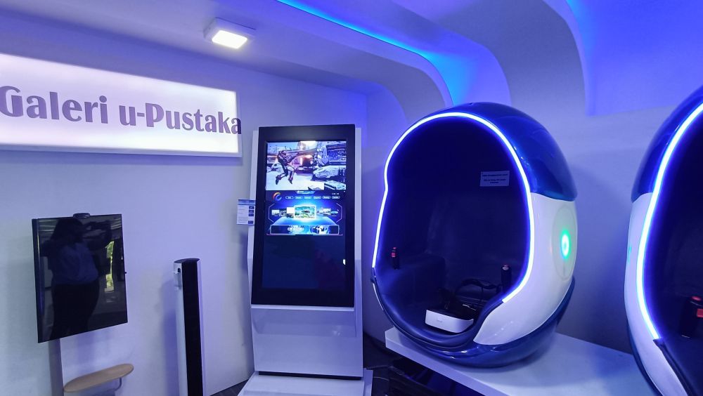 A Malajziai Nemzeti Könyvtár Smart Library „állomása”