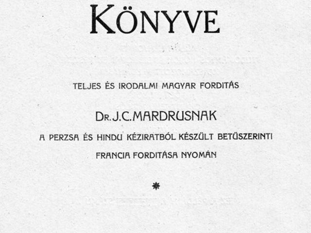 Az Ezeregy éjszaka illusztrátorai, 1: Helbing Ferenc