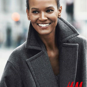 Kabát mustra H&M módra