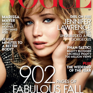 Jennifer Lawrence a Vogue-ot is bezsebelte