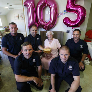 105 évesen csak egy kívánsága volt a születésnapjára....