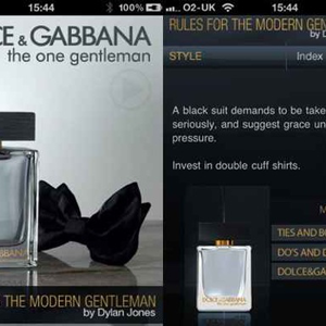 Dolce &amp; Gabbana - Modern Gentleman iPhone App