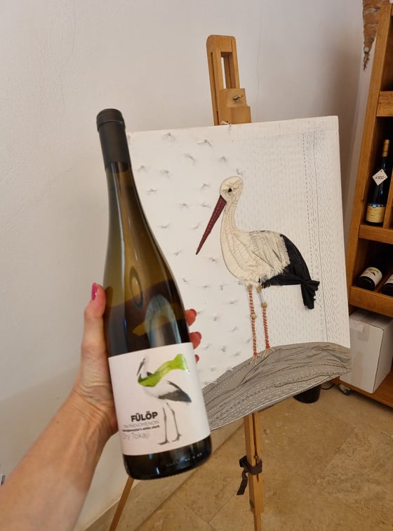 Fülöp gólya alkotást is ihletett, no meg remek borokat