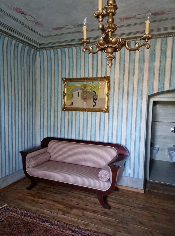A Füleky kastély egyik szobája