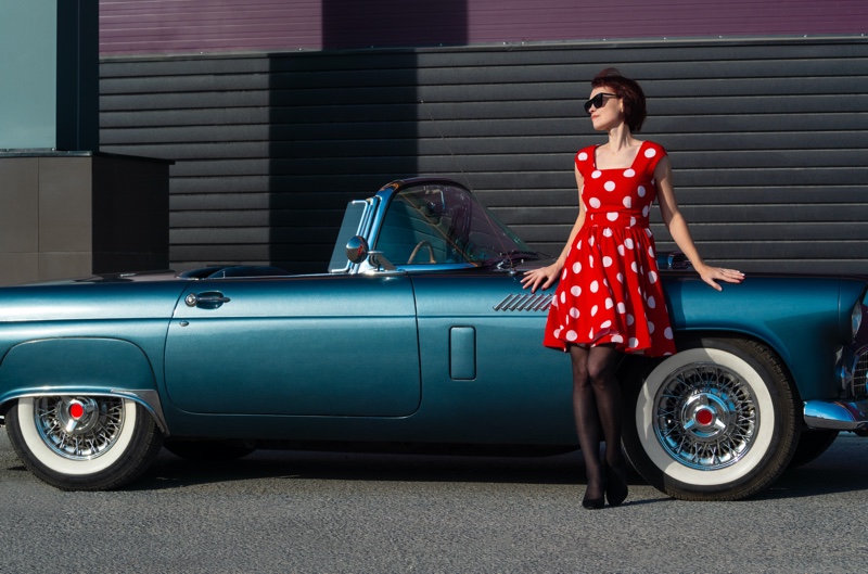 red-polka-dot-dress-car-vintage.jpg