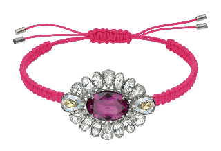 Swarovski by Shourouk Bracelet pink.jpg