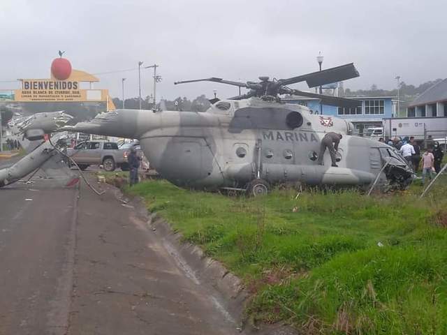 Összetört egy mexikói Mi-17-es helikopter