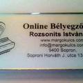 Lézer gravírozott tükör névtábla készítés