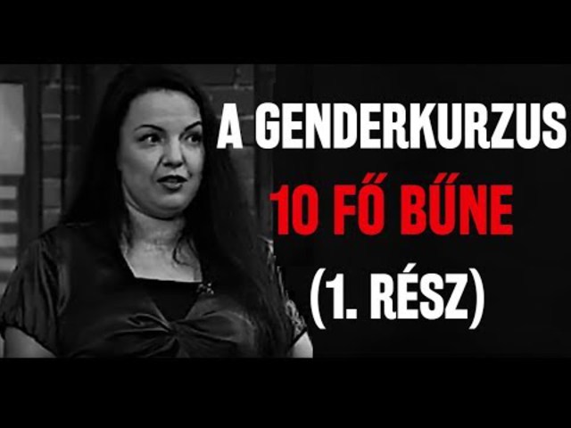 A genderkurzus tíz fő bűne