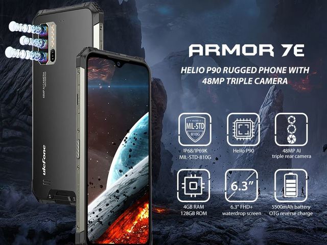 Ulefone Armor 7E – Alacsonyabb árazással érkezett az Armor 7 kistesója