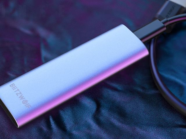 BlitzWolf 256GB-os BW-PSSD1 külső SSD teszt