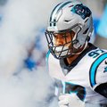 Linebackerként folytatja a Panthers defensive endje