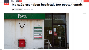 Néhány gondolat a postabezárásokról...