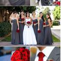 Red&Grey esküvői téma ღ