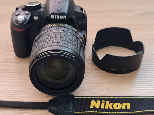 Nikkor 18-105 objektív - Nikon D3100 váz