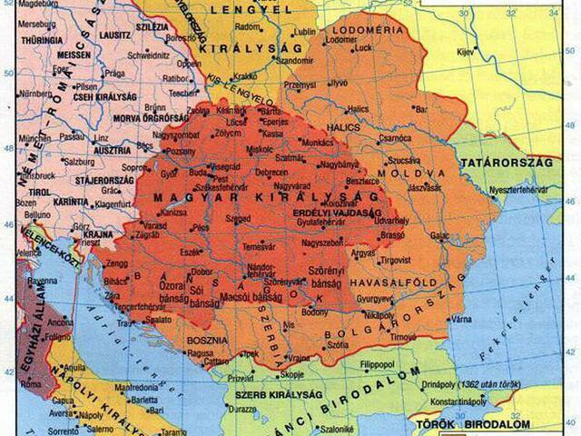 nagy lajos magyarország térkép Magyarorszag Terkepe Nagy Lajos Kiralyunk Idejen Hungaria Nimrod Nepe nagy lajos magyarország térkép