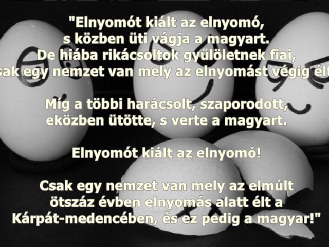 Elnyomót kiált az elnyomó!