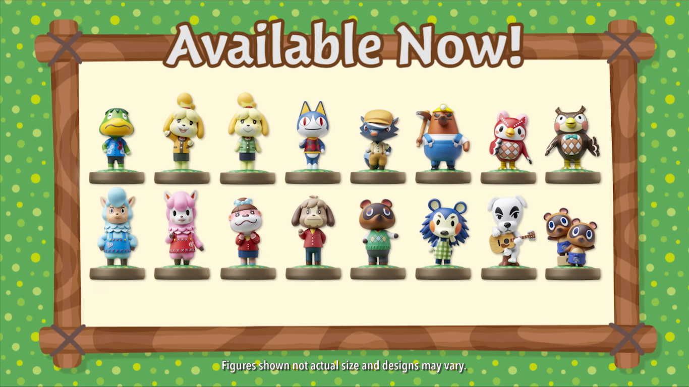 Az Animal Crossing: New Leaf-hez a frissítés után akár az Animal Crossing szériás amiibo figuráidat is használhatod...