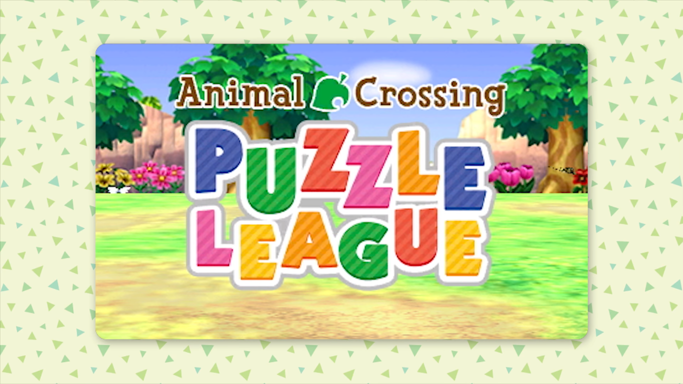 ...vagy egy 3DS-t, amin a Puzzle League-et tudod elindítani!