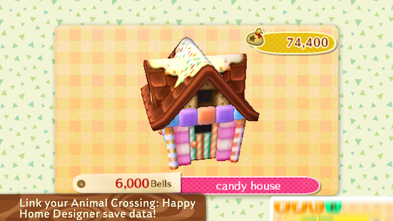 Csatlakoztatva a Happy Home DEsigner mentésed, az ott megszerzett cuccokat az Animal Crossing: New Leaf-ben is megvásárolhatod majd!