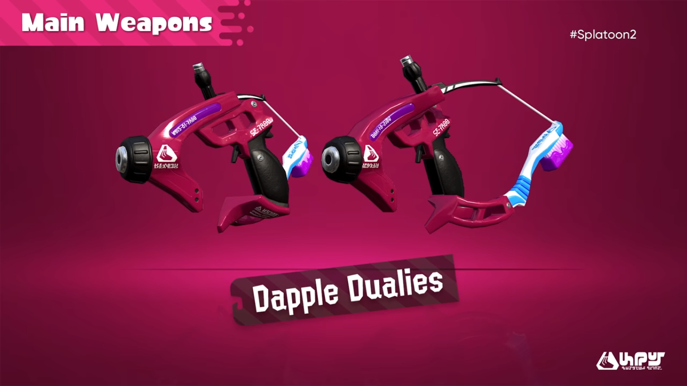 Dapple Dualies<br /><br />A Dapple Dualies egy új fegyver a kétkezes pisztolyok kategóriájából, amivel sokkal gyorsabban végezhetünk el ‘dodge roll‘-okat, mint a hagyományos kétkezes fegyverekkel.