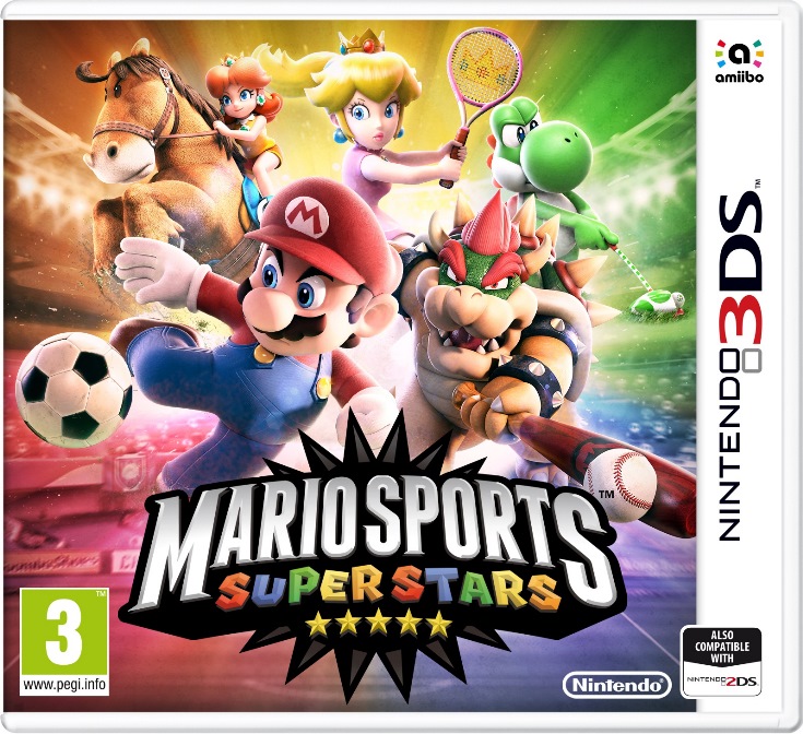 A Mario Sports Superstars egy színes és energikus grafikával ellátott dobozban kerül a boltokba.