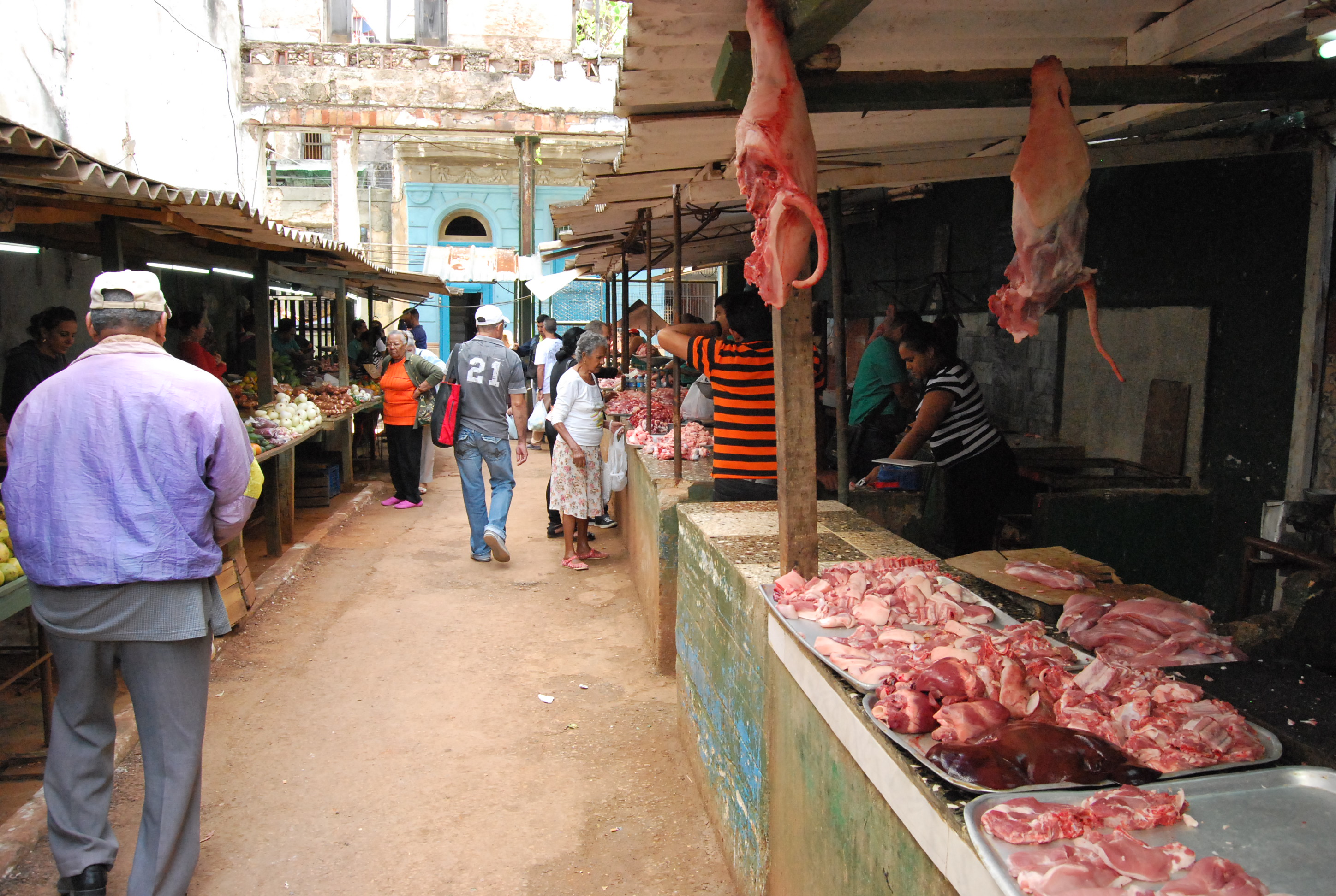 Termelői piac: húsáru