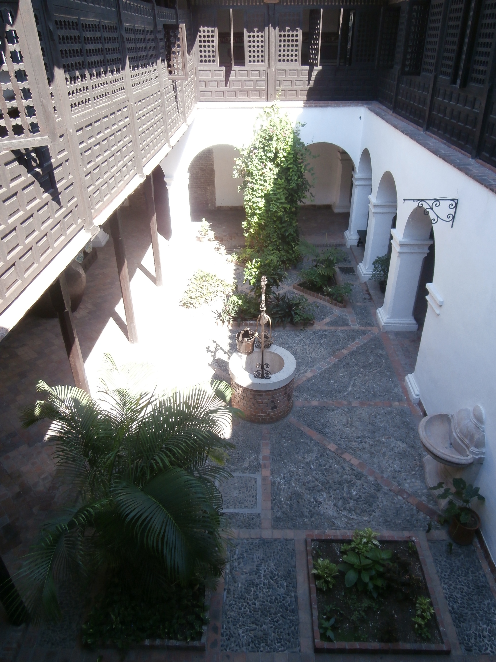 a Velazquez ház udvara