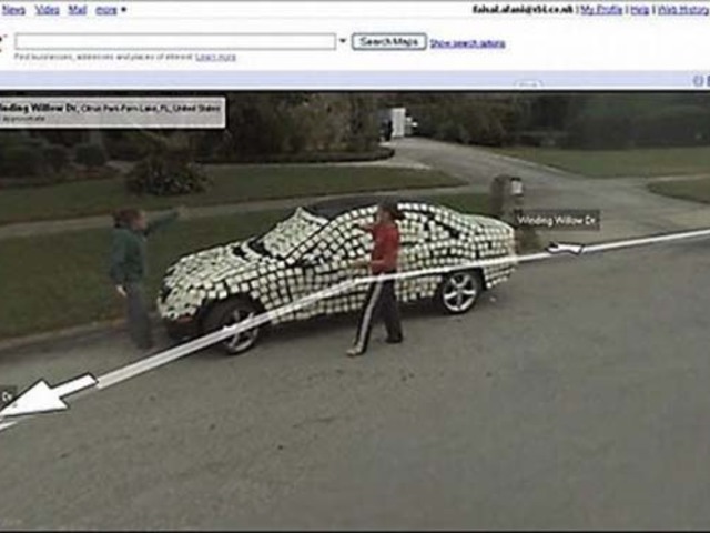 Google maps szórakoztató utcaképei