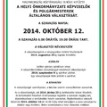 Önkormányzati választás 2014.10.12