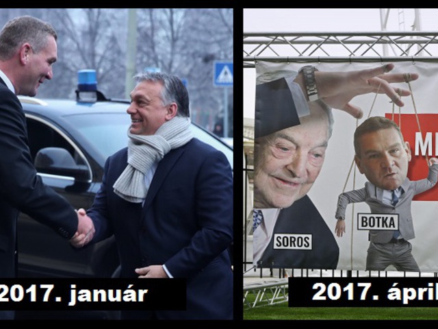 Orbánnak gazsulált Botka - "Hálából" teleplakátolták az országot, hogy Soros ügynöke