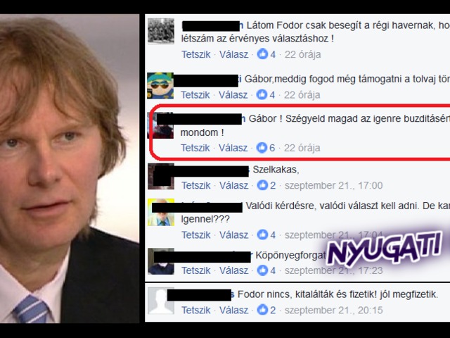 "Szégyelld magad, Gábor! Ezt liberálisként mondom!" - torkig vannak a sajátjai Fodorral