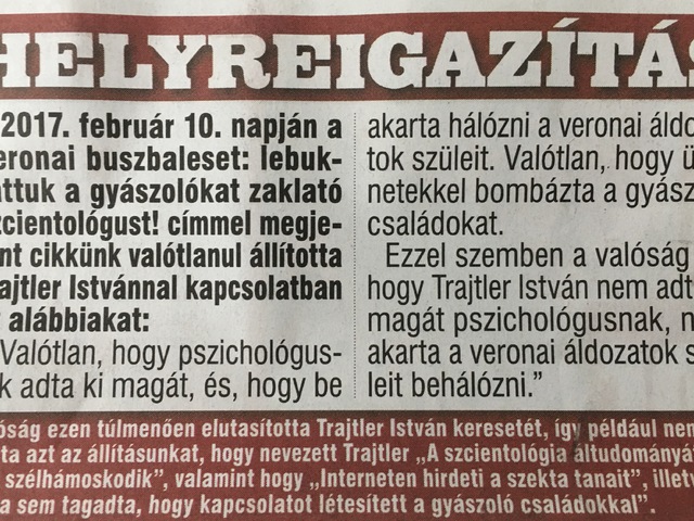 Adalék a tegnapi hírhez