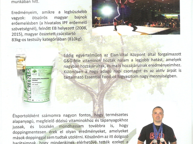 Egyházi főméltóságból erőemelő és vitamin-reklámarc