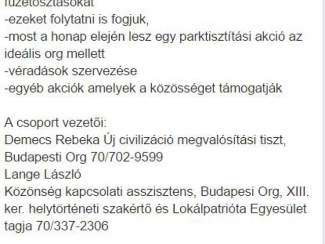 Szcientológusok a XIII. kerületért