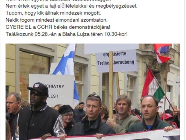 A pszichiátria ellen tüntettek a szcientológusok szombaton